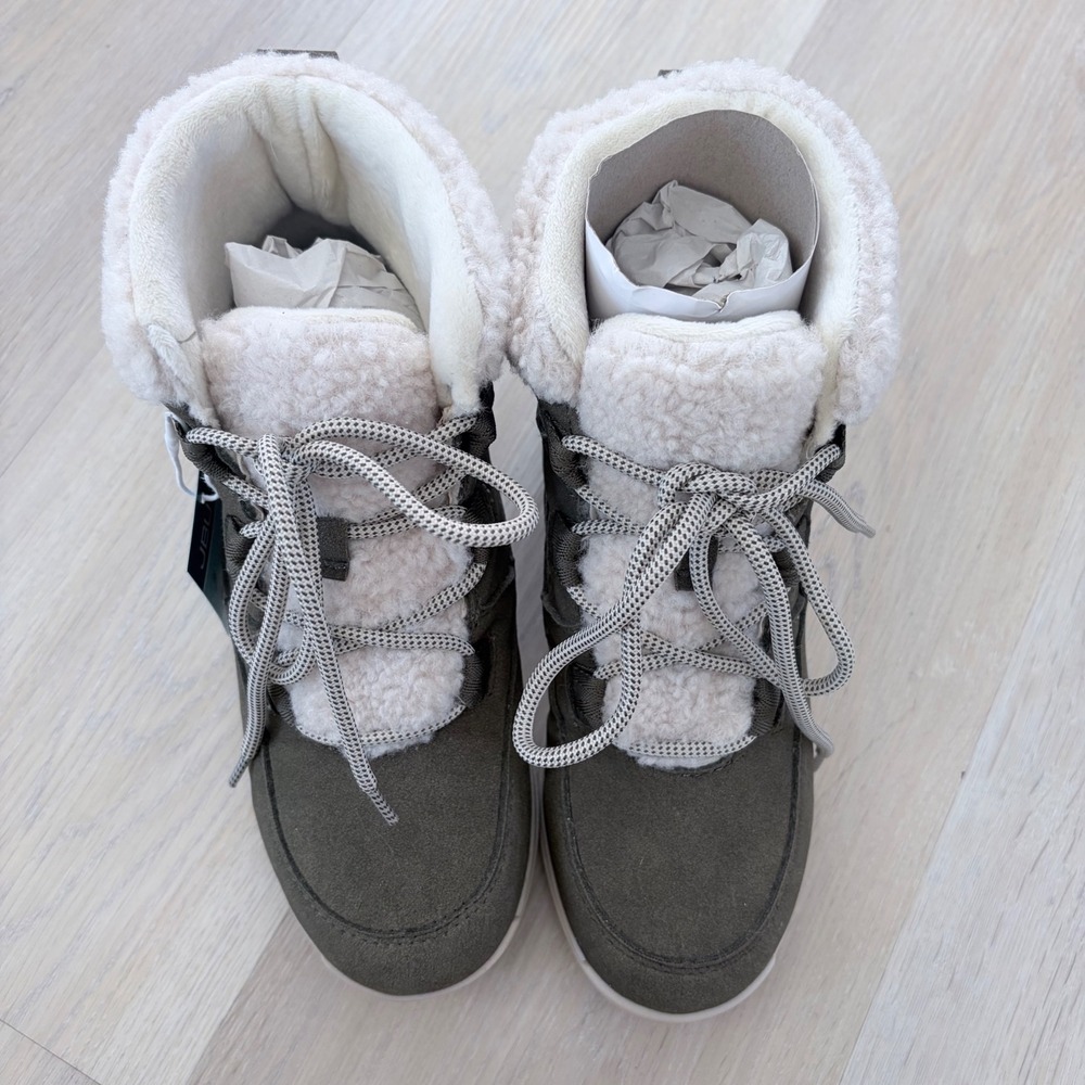 JBU by Jambu Freeze Olive Green Faux Fur Lined Winter Boots Womens 6.5M - Picture 7 of 7